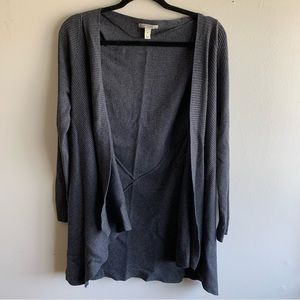 Gray cardigan